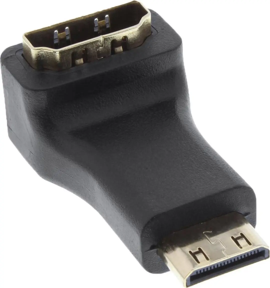 InLine Mini HDMI naar HDMI Adapter 90°