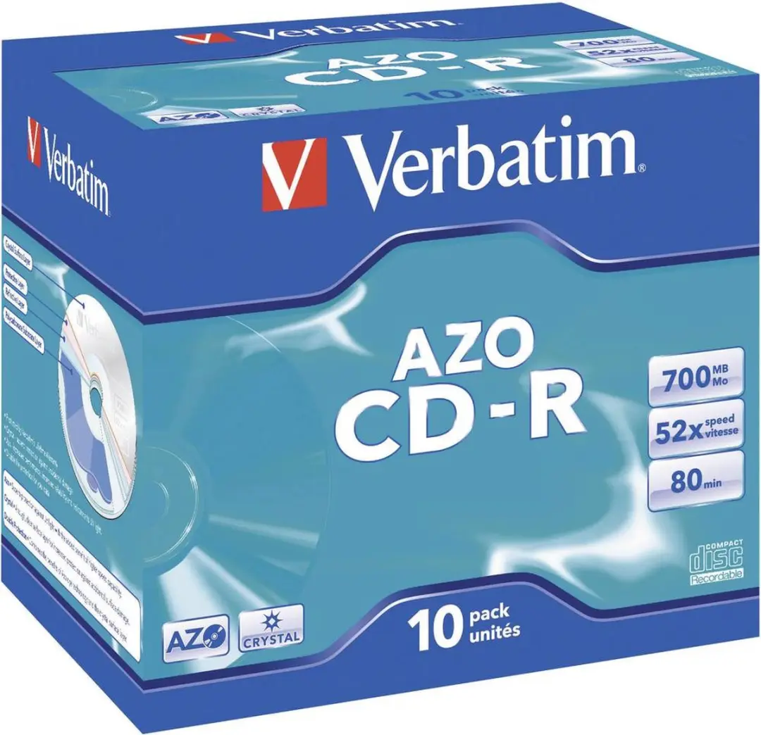 Verbatim CDR 700MB 48X - 10 Stuks