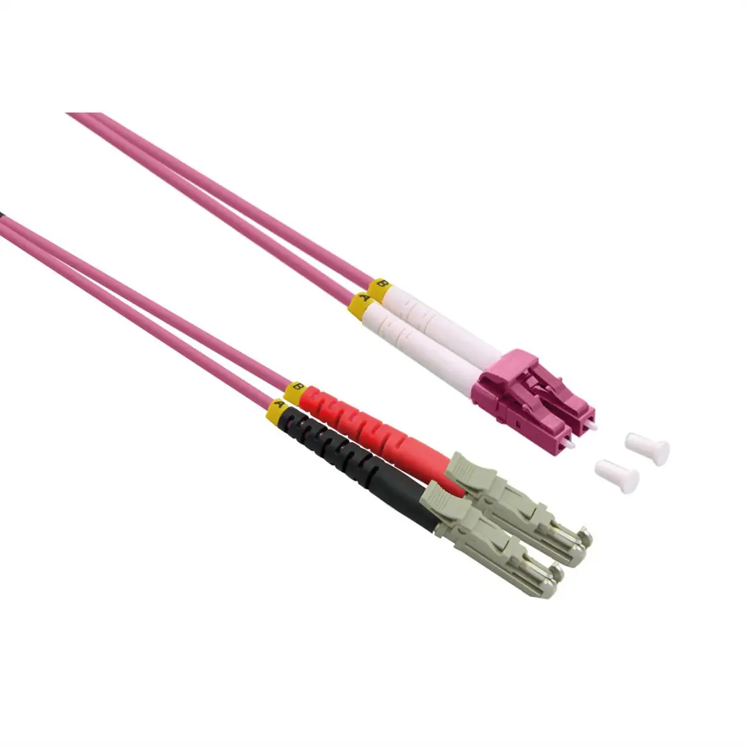 Roline Glasvezelkabel Duplex OM4 50/125µm LSH/LC 1m