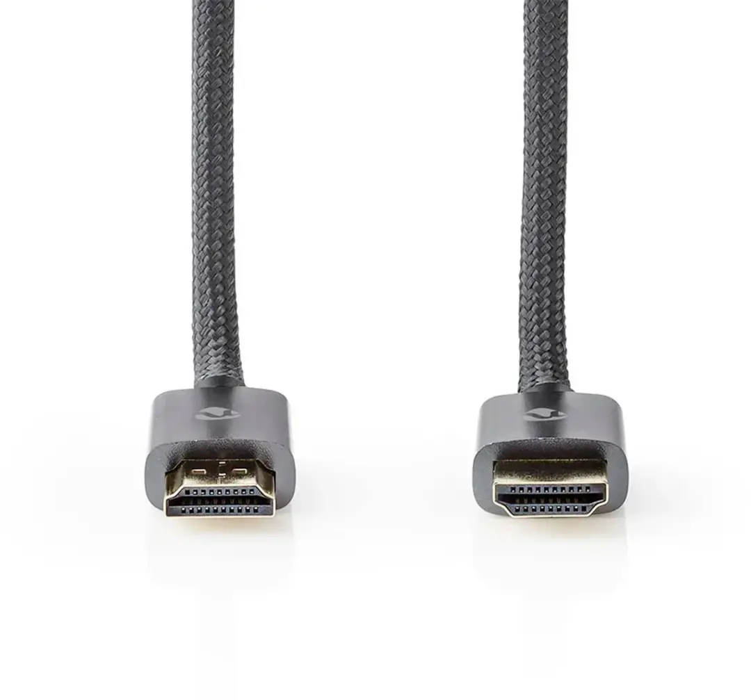 Nedis HDMI-Kabel CVTB34000GY20 4K@60Hz - 2m - Gun Metal Grijs