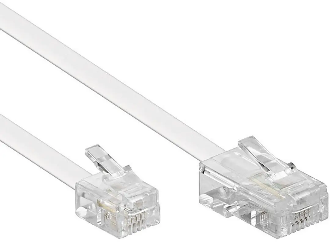 Goobay DSL Modem/Router Kabel RJ11-RJ45 10m - 10 Stuks