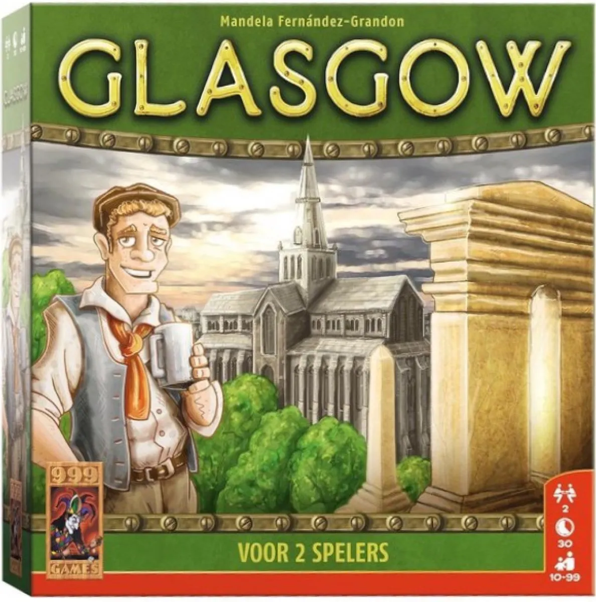 999 Games Glasgow Bordspel - 2 Spelers