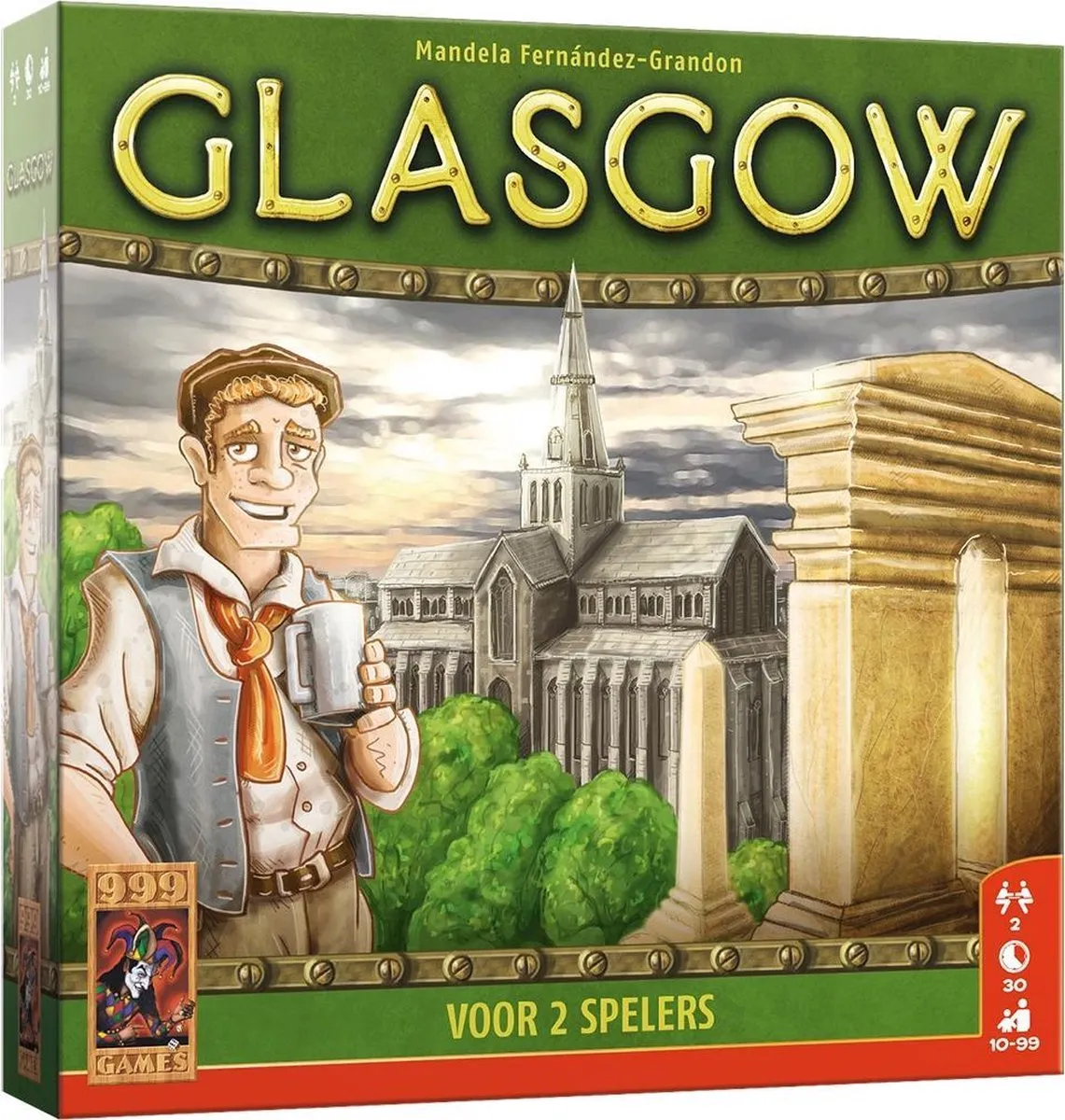 999 Games Glasgow Bordspel - 2 Spelers