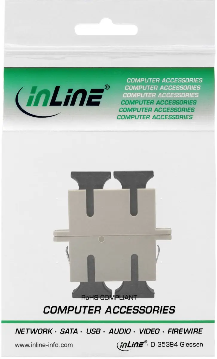 InLine SC Duplex Optical Fiber Koppelstuk