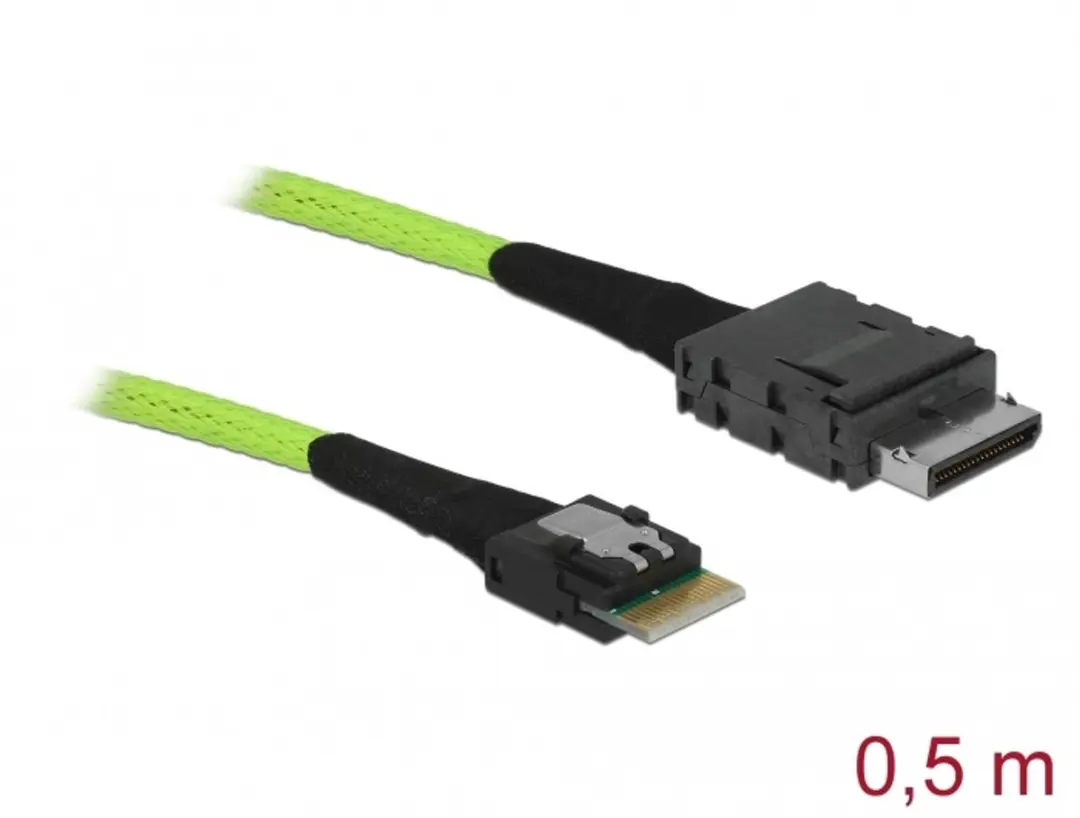Delock OCuLink naar Slim SAS Kabel 0.5m