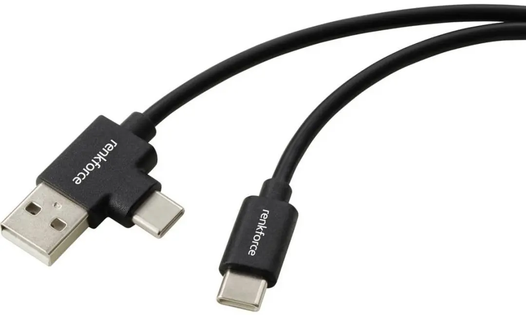 Renkforce RF-7116122 USB-kabel USB-C naar USB-A 2.0