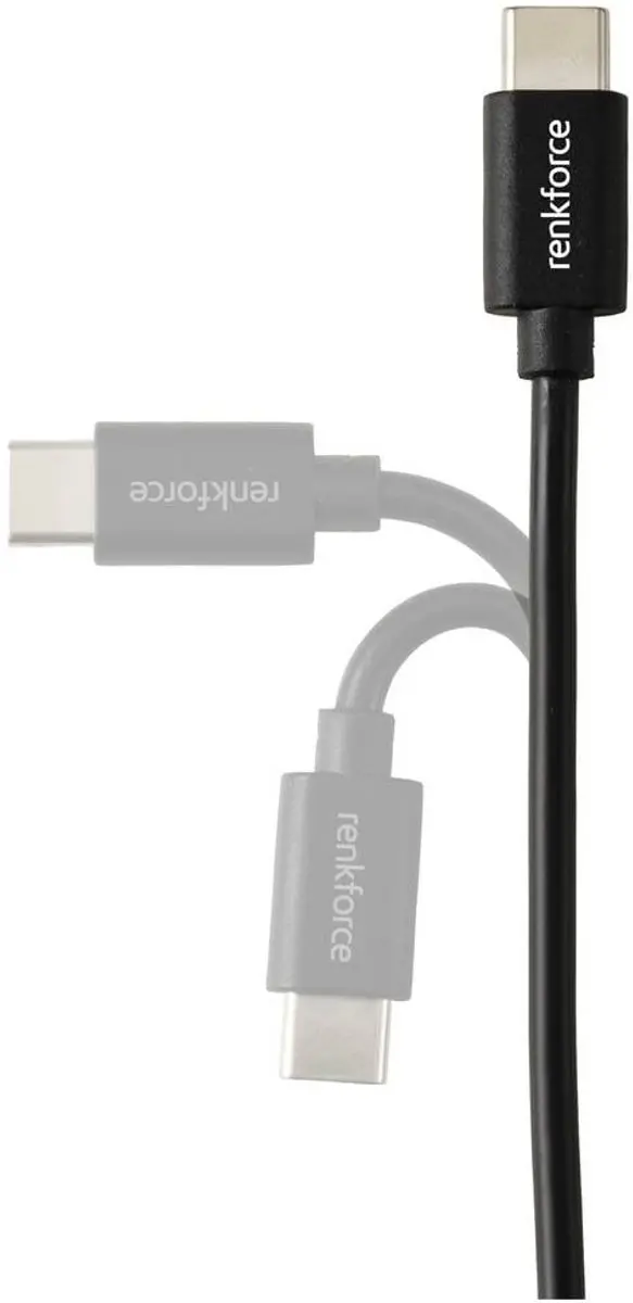 Renkforce RF-7116122 USB-kabel USB-C naar USB-A 2.0 - 2m - Zwart