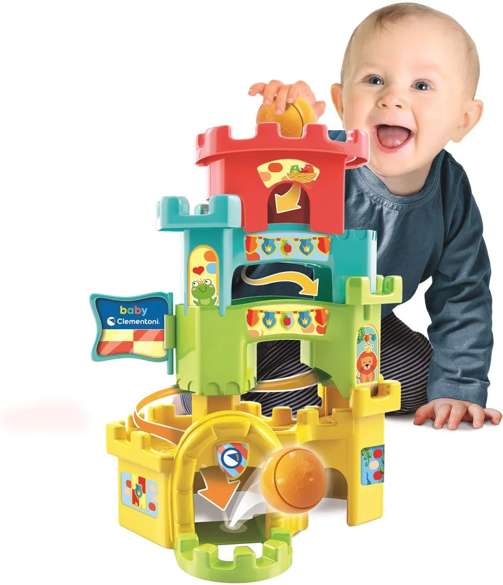 Clementoni Speelkasteel Toren Rollende Bal - 10-36 maanden