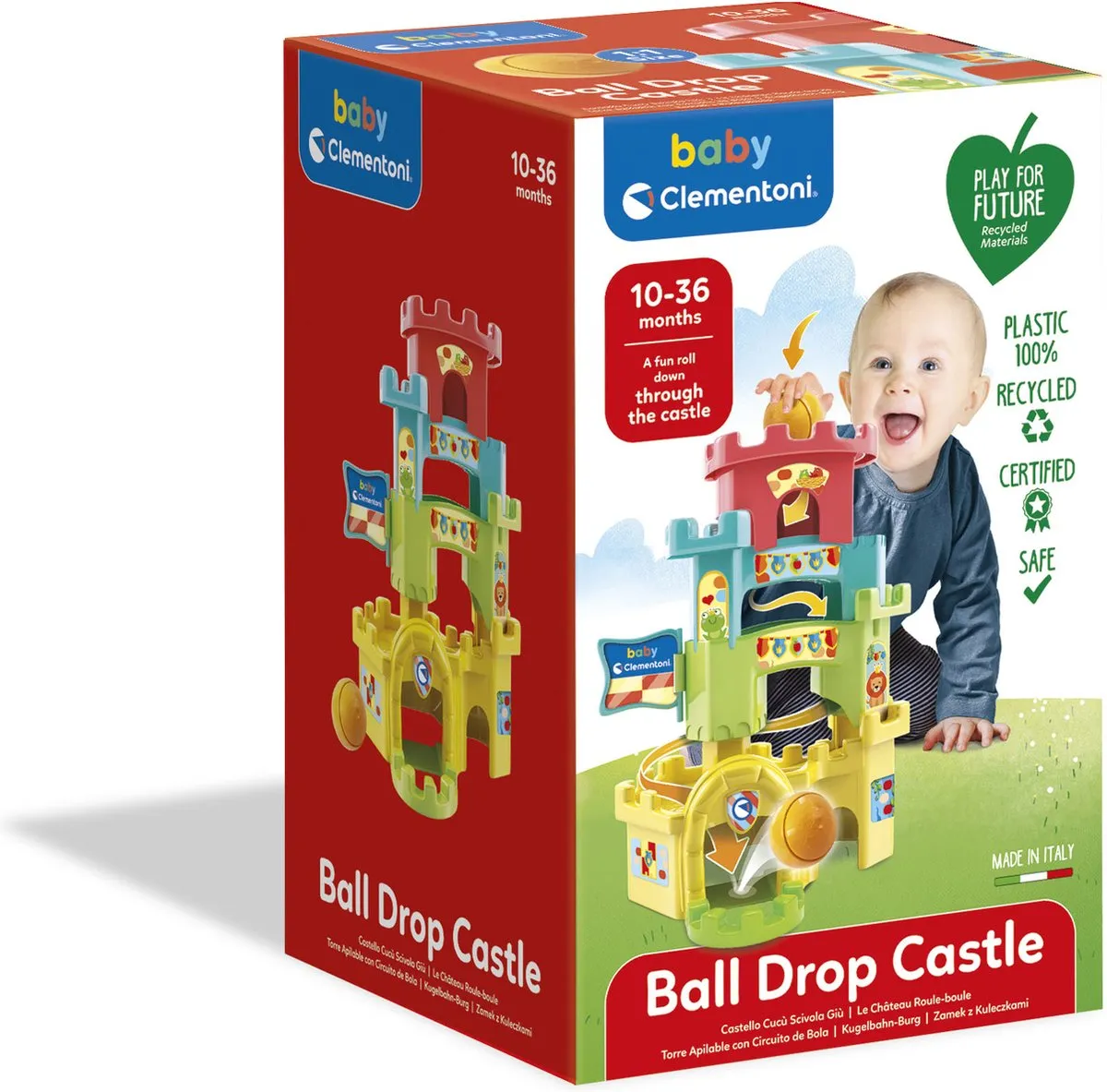 Clementoni Speelkasteel Toren Rollende Bal - 10-36 maanden