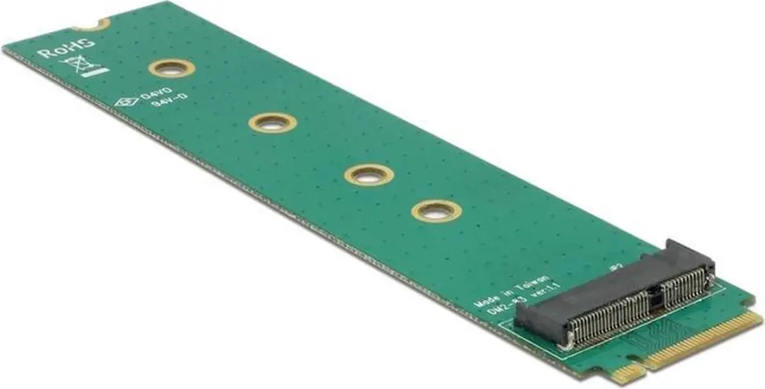 Delock M.2 Key M naar Key E Adapter - Groen