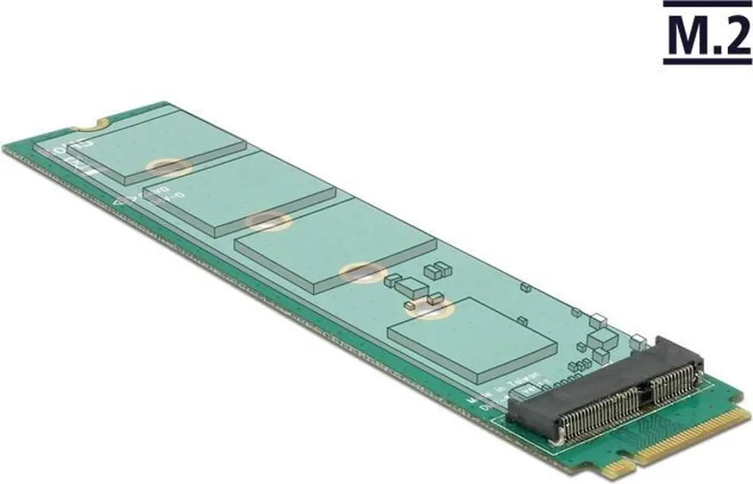 Delock M.2 Key M naar Key E Adapter - Groen
