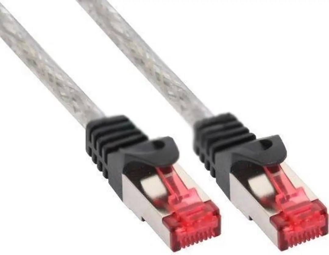 InLine Patchkabel S/FTP Cat.6 20m - Transparant