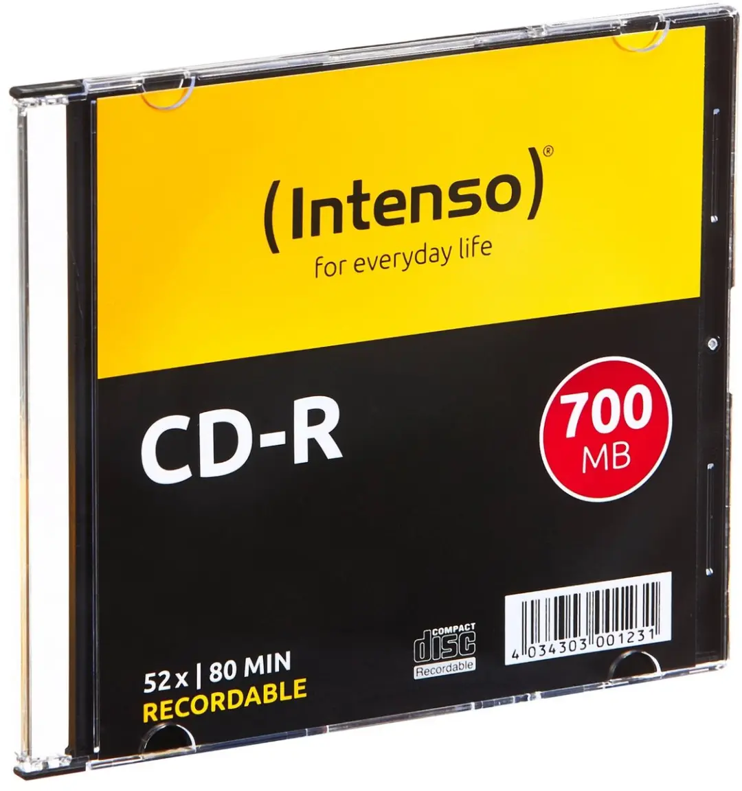 Intenso CD-R 700Mb 52x slimcase (10)