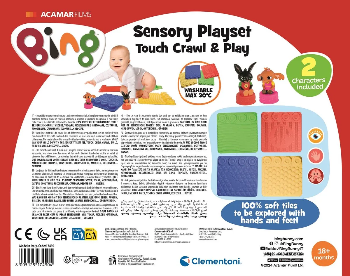 Clementoni Bing Sensorische Playset - Multicolor