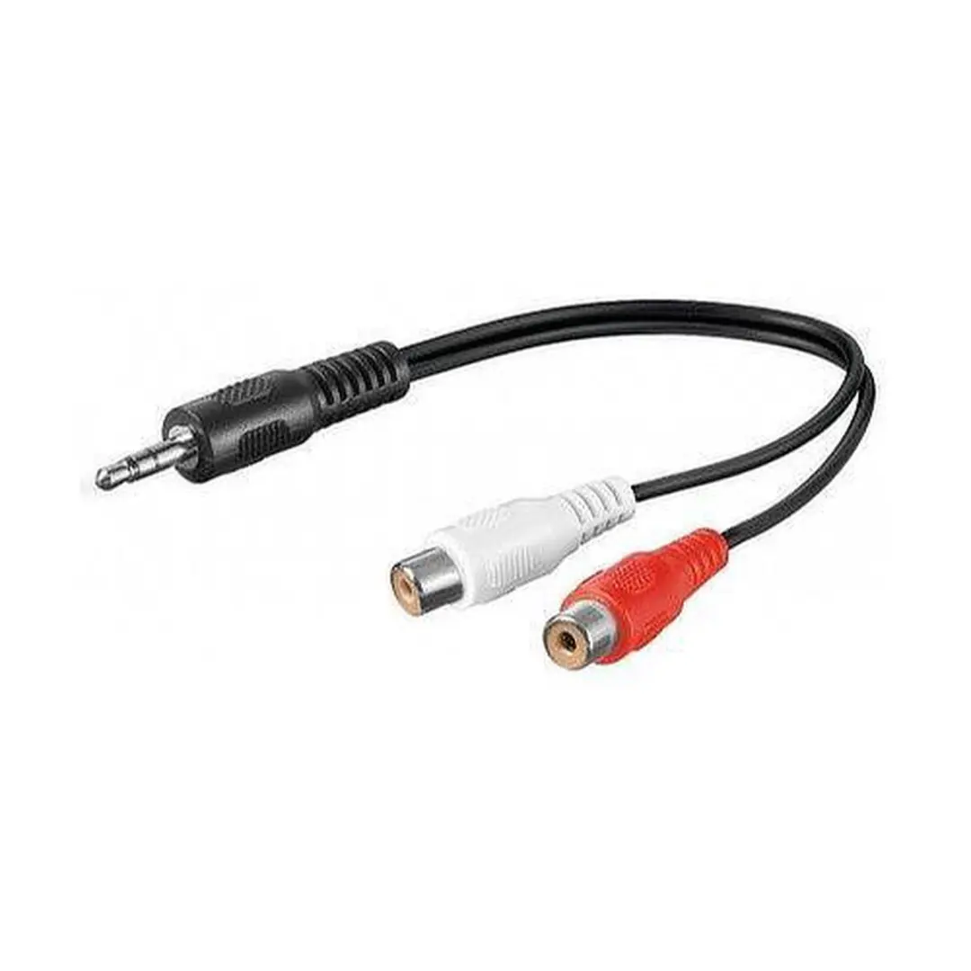 Konig 3,5mm Jack Tulp Stereo Audio Adapterkabel 0,20m
