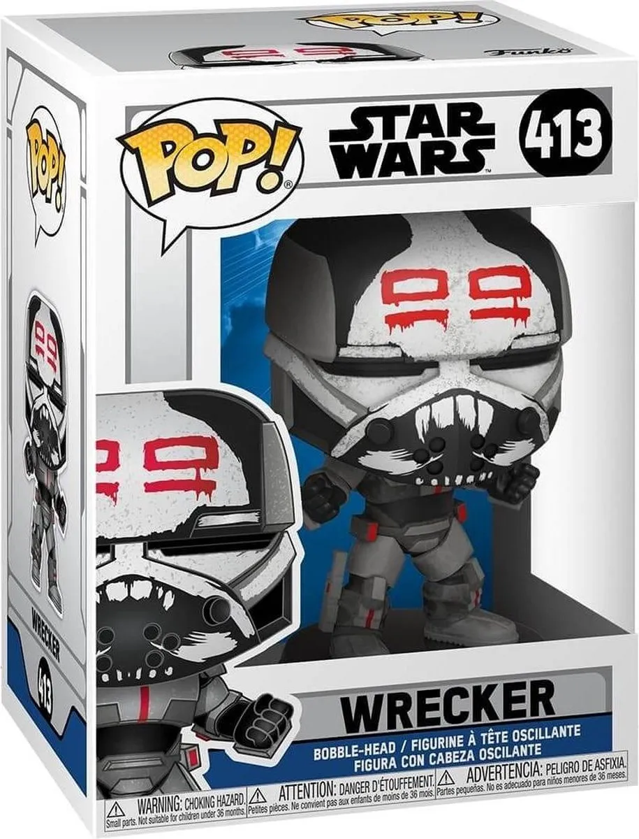 Funko Pop! Wrecker Star Wars The Clone Wars - Zwart