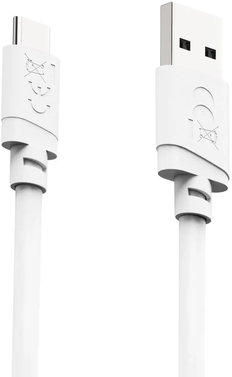 Hama USB 2.0 USB-A naar USB-C Laadkabel 2m - Wit - afbeelding 6 van 6