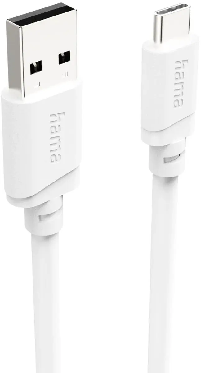 Hama USB 2.0 USB-A naar USB-C Laadkabel 2m - Wit
