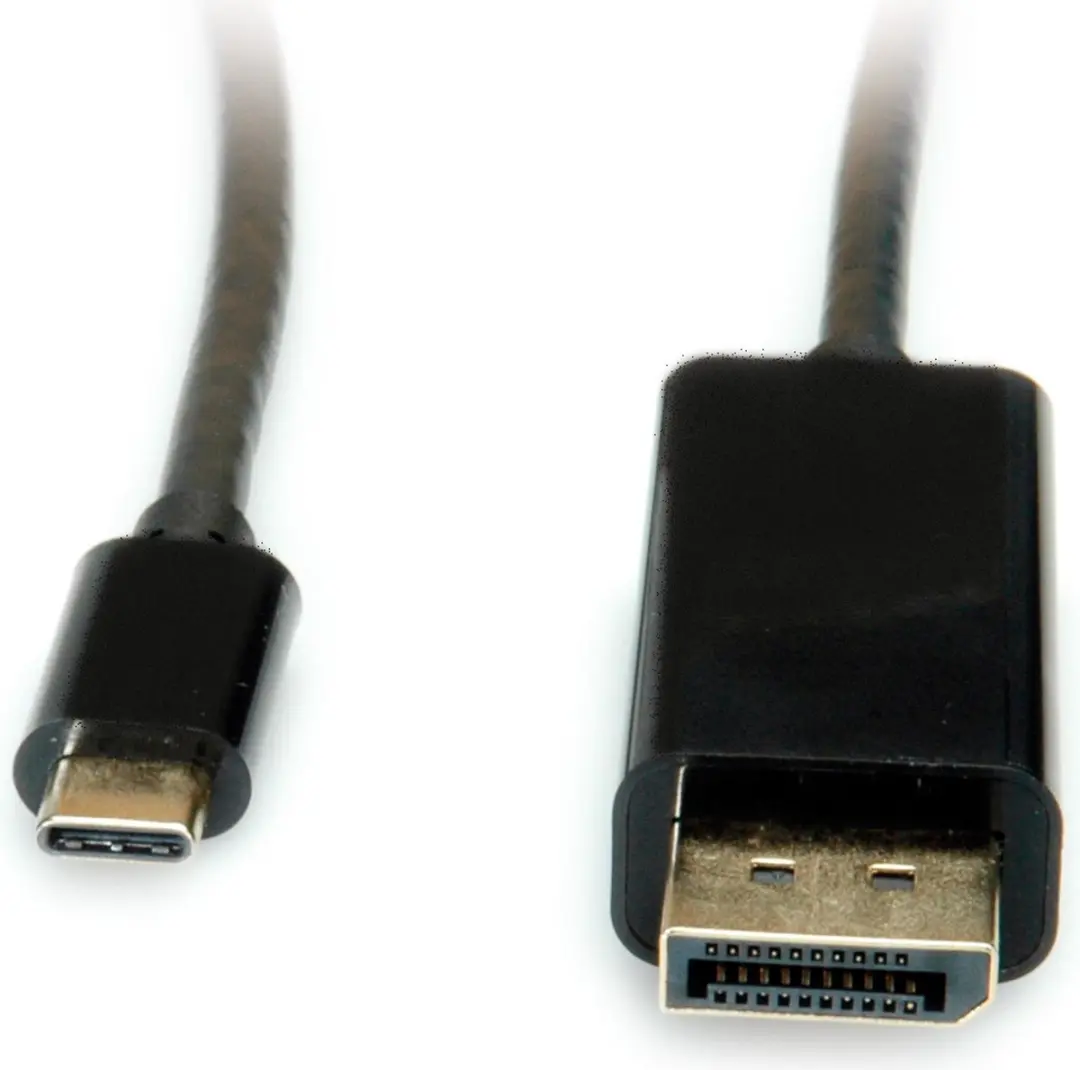 Value USB-C naar DisplayPort Adapterkabel 1.2 - 2m - Zwart