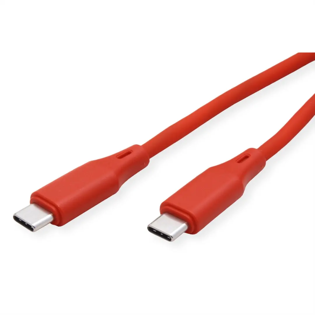 Roline USB-C Kabel 2.0 Type C-C 60W - 1m - Rood
