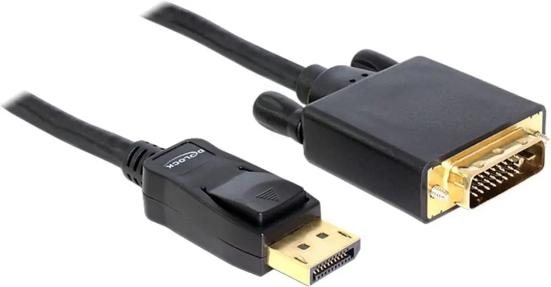 Delock DisplayPort naar DVI Kabel - 3m - Zwart