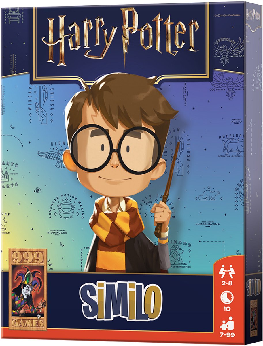 999 Games - Similo: Harry Potter - Kaartspel - Coöperatief kaartspel - Klein cadeautje
