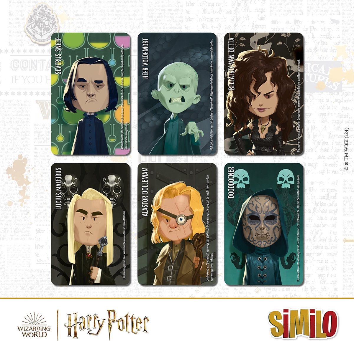 999 Games - Similo: Harry Potter - Kaartspel - Coöperatief kaartspel - Klein cadeautje