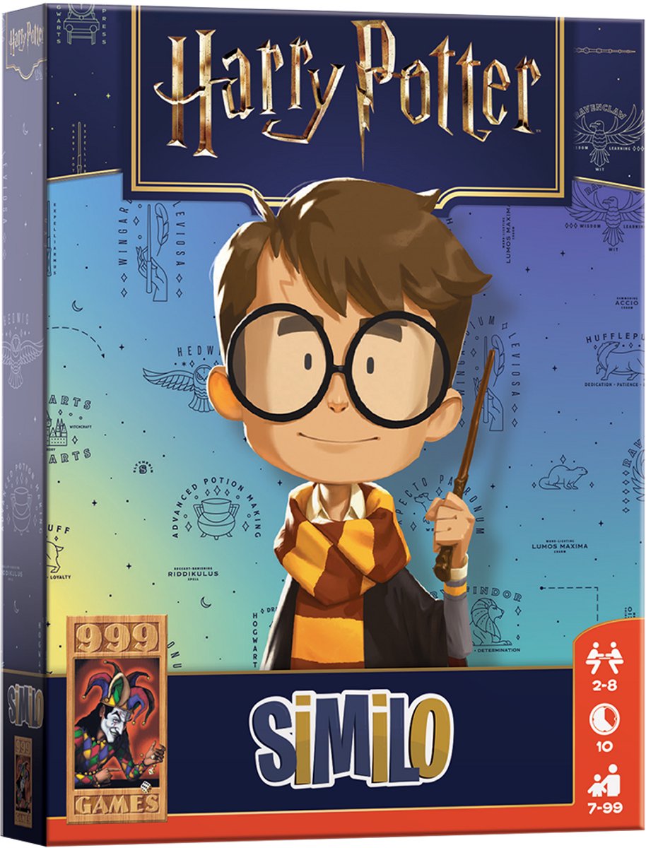 999 Games - Similo: Harry Potter - Kaartspel - Coöperatief kaartspel - Klein cadeautje