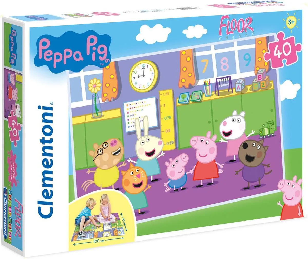 Clementoni Peppa Pig Legpuzzel 40 Stuks