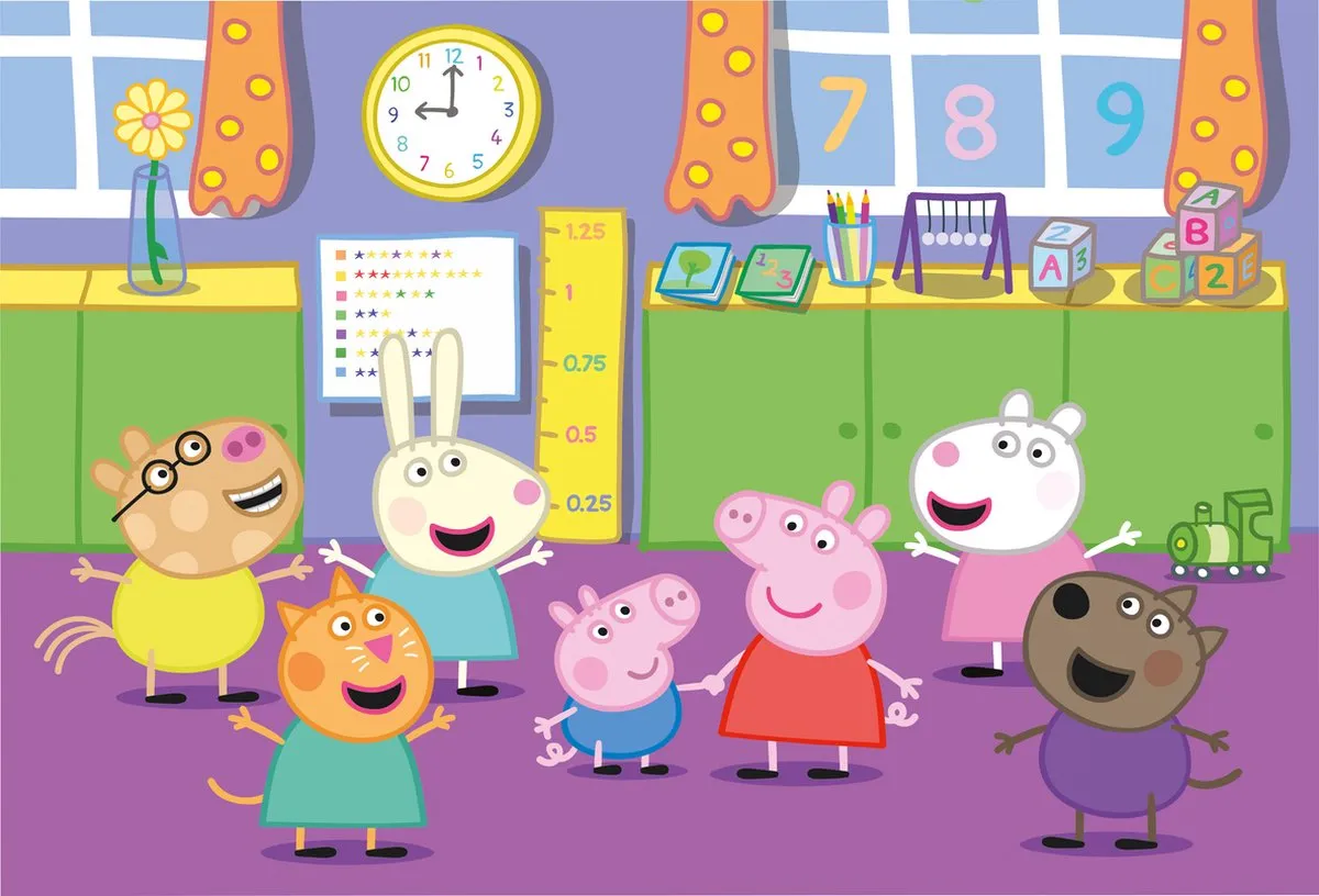 Clementoni Peppa Pig Legpuzzel 40 Stuks - Multicolor