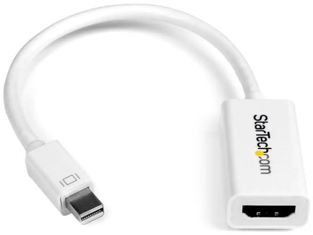 Startech MDP2HD4KSW Mini DisplayPort naar HDMI Adapter 4K 30Hz - Wit