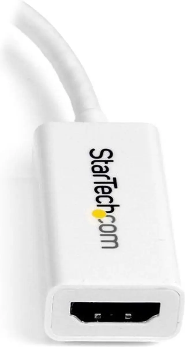 Startech MDP2HD4KSW Mini DisplayPort naar HDMI Adapter 4K 30Hz - Wit