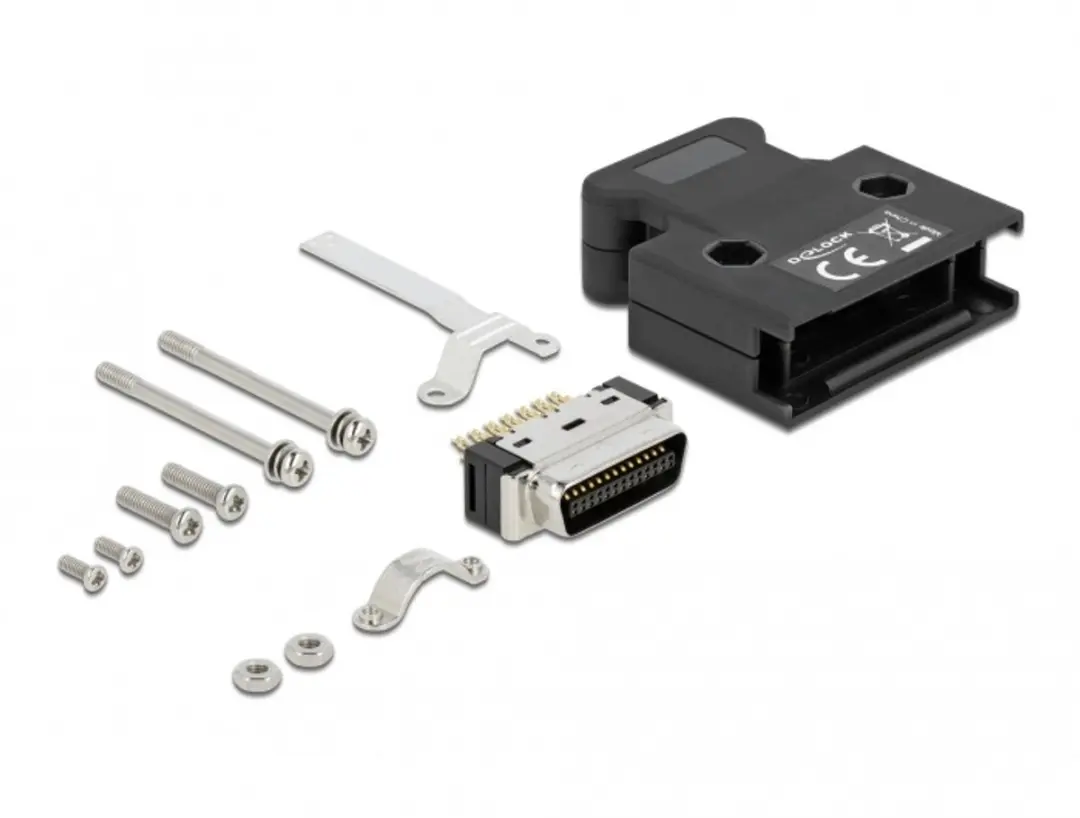 Delock MDR 26-polig Mannelijk Soldeerconnector