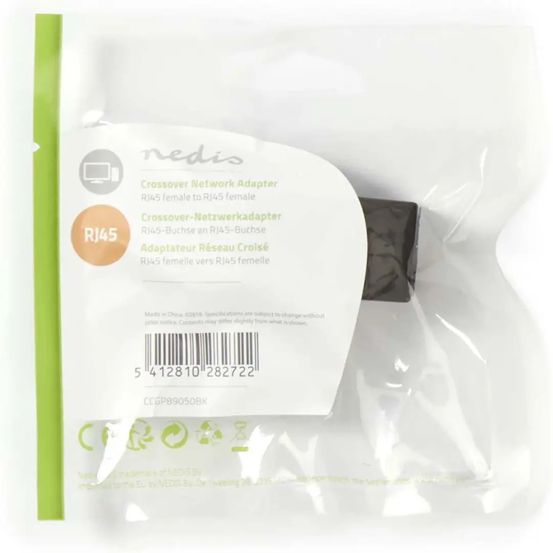 Nedis CCGP89050BK Netwerkadapter - Crossover - Zwart