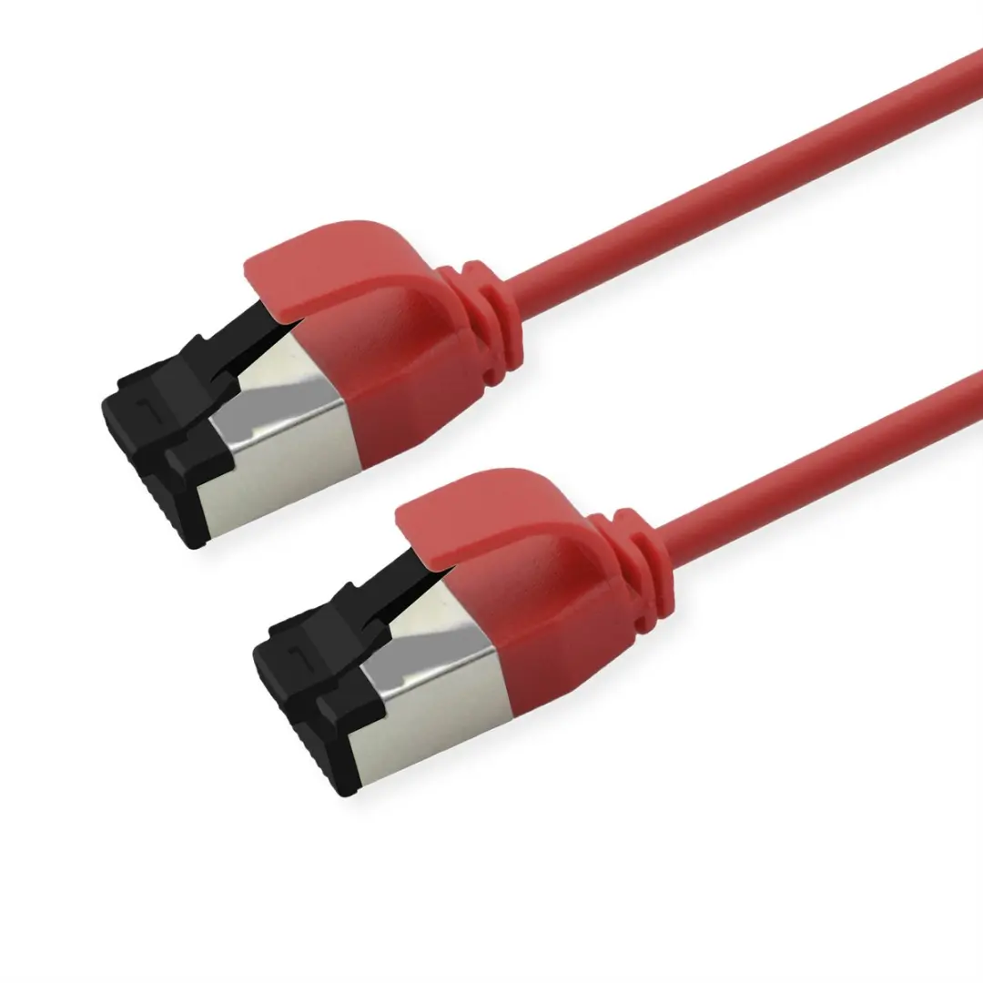 Roline U/FTP Patchkabel Cat.8 Klasse I - Rood 0,15m