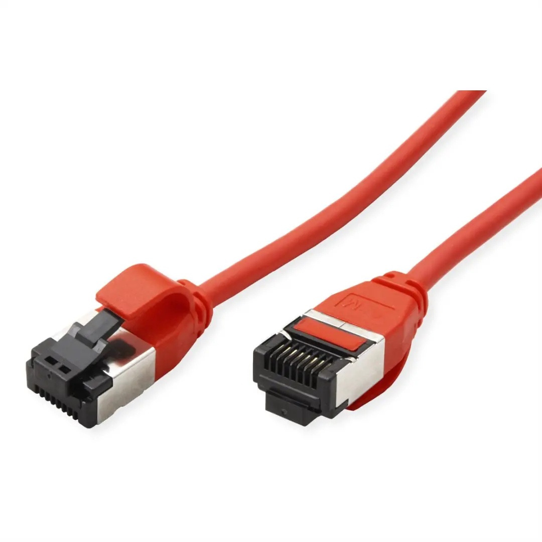 Roline U/FTP Patchkabel Cat.8 Klasse I - Rood 0,15m
