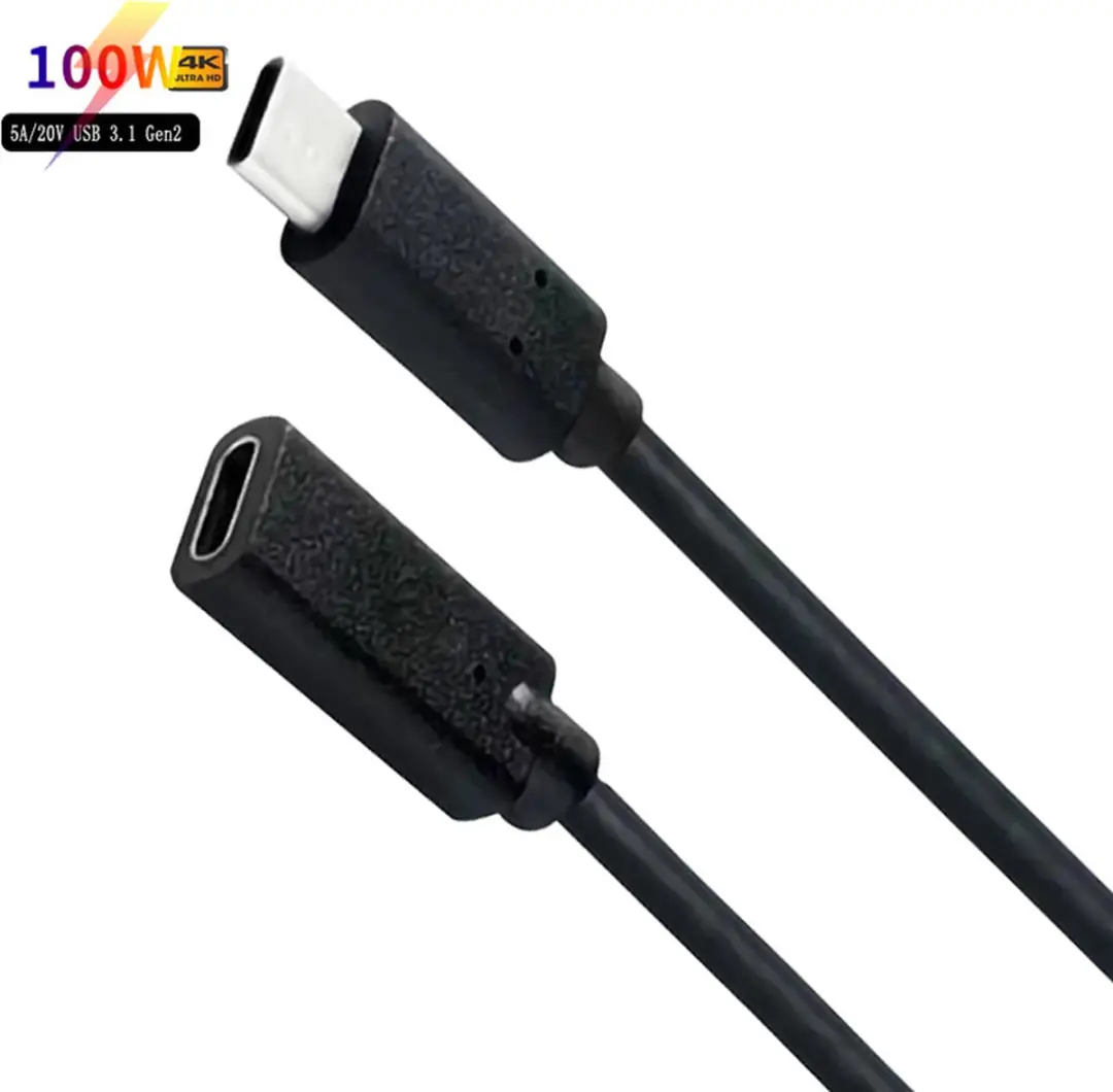 NÖRDIC USBC-N1170 USB-C Verlengkabel 100W 10Gbps 2m