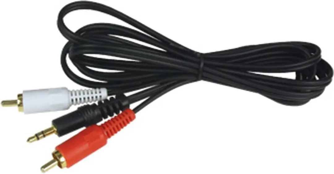 Caliber CLA 150.2 Audiokabel 3.5mm Aux naar 2x RCA