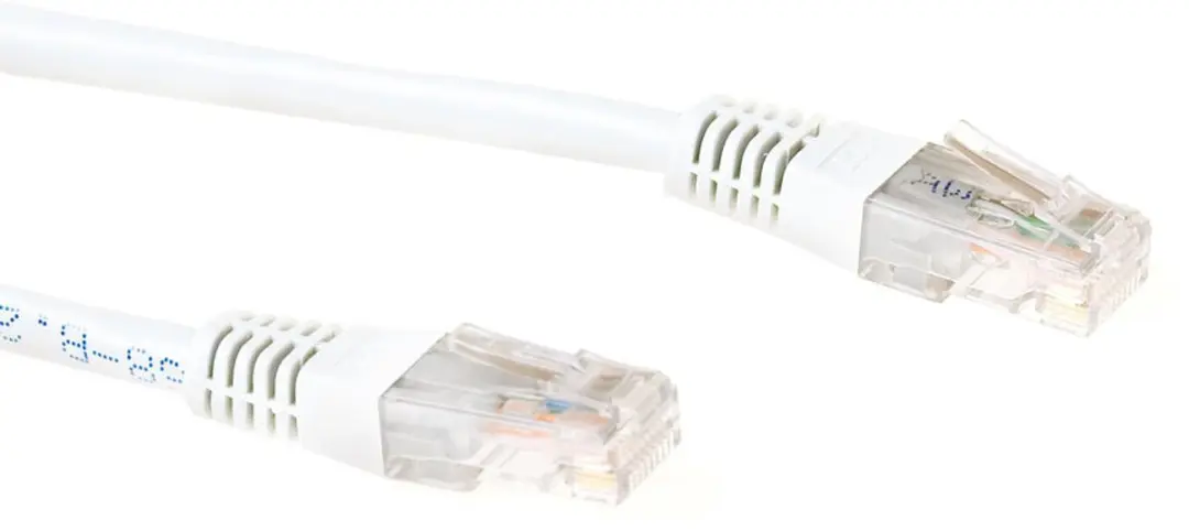 ACT Witte LSZH U/UTP CAT6 Patchkabel 0,5m
