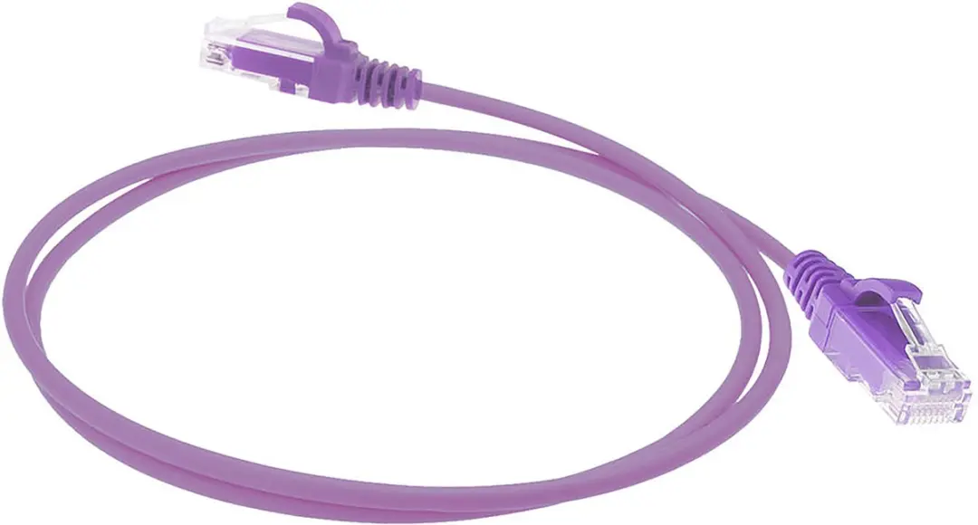ACT Paarse LSZH U/UTP CAT6 Patchkabel 1,5m - DC9351