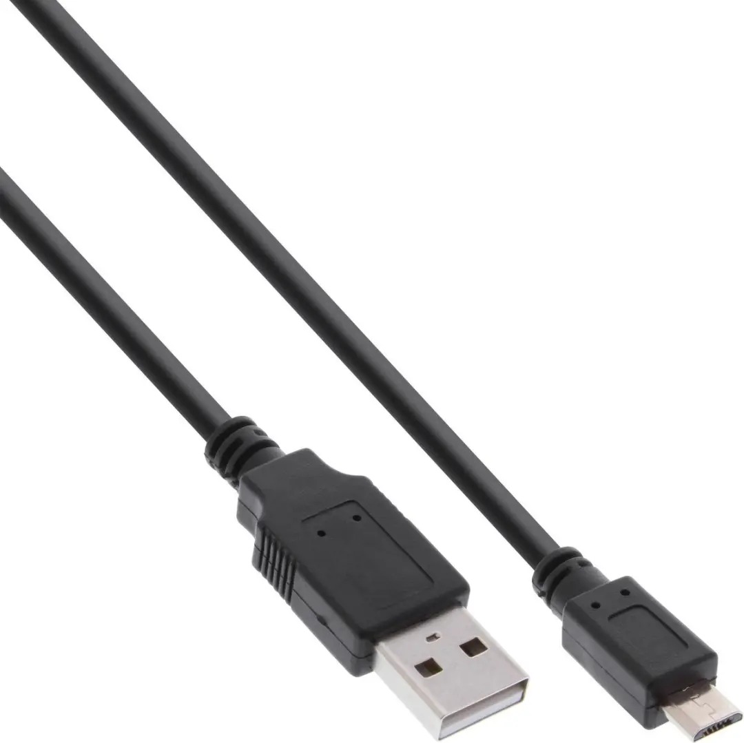 InLine USB Micro-B naar USB-A Snellaadkabel 3A