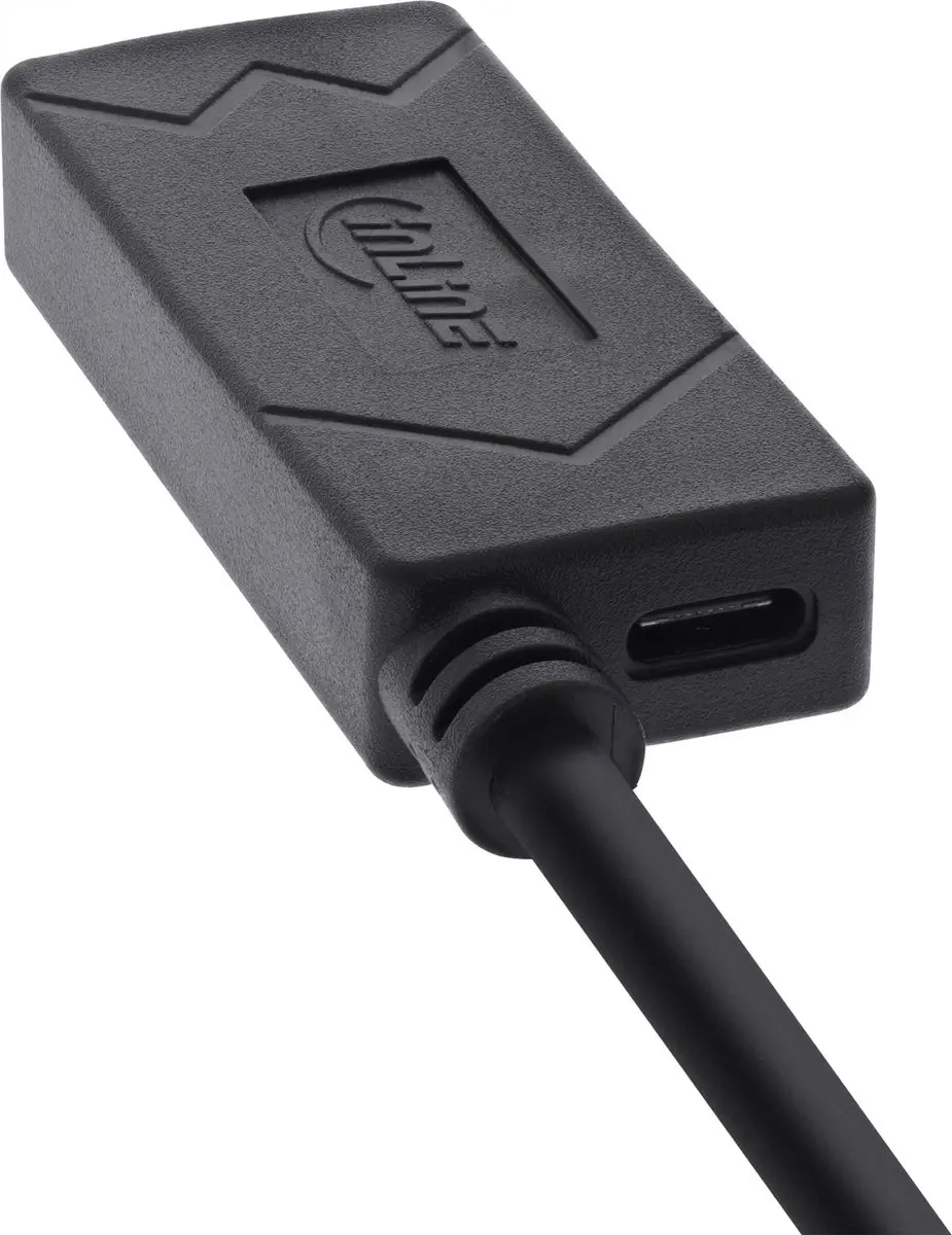 InLine USB-A Verlengkabel USB2.0 10m - Zwart
