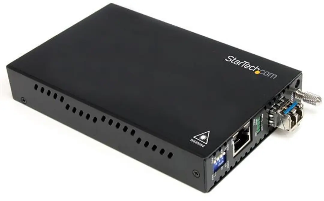 Startech Glasvezel Converter ET91000LC2 - 1000Mbit - LC - Zwart