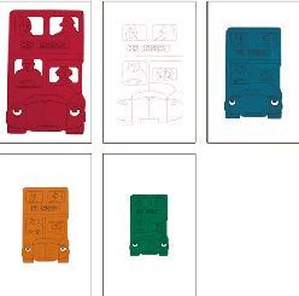 Hape London Bus Houten Puzzel 5 Stuks