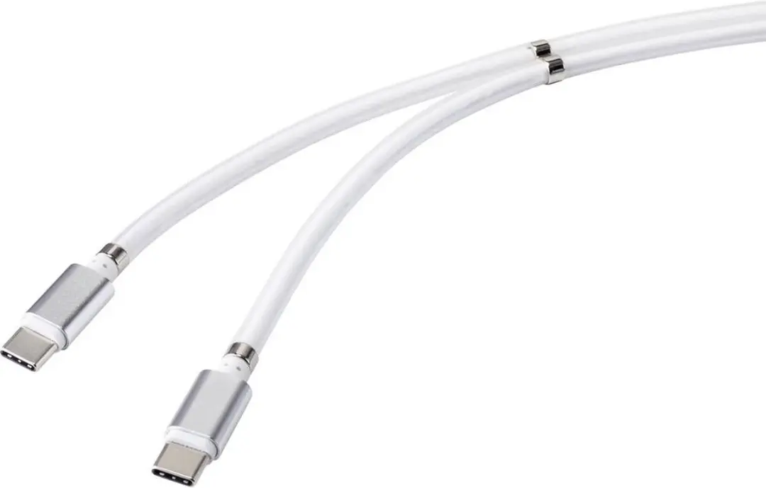 Renkforce TO-6886785 USB-C Kabel 2.0 2m - Wit - afbeelding 6 van 6