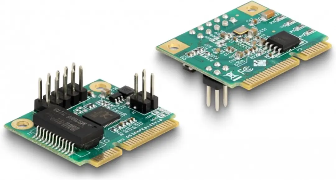Delock Mini PCIe I/O 1x RJ45 2.5Gbps LAN - Zwart