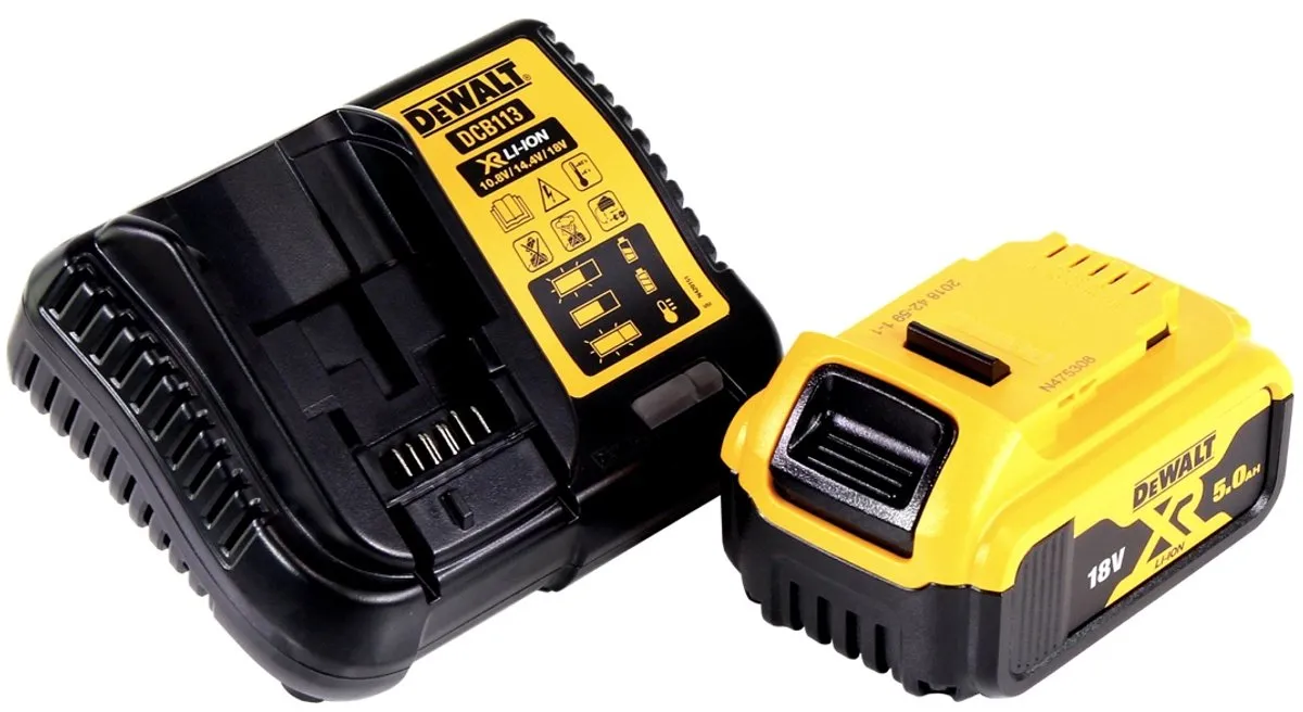 DeWalt DCS 355 P1 Accu-Oscillator Multitool 18V - 1x 5,0Ah Accu - afbeelding 4 van 5