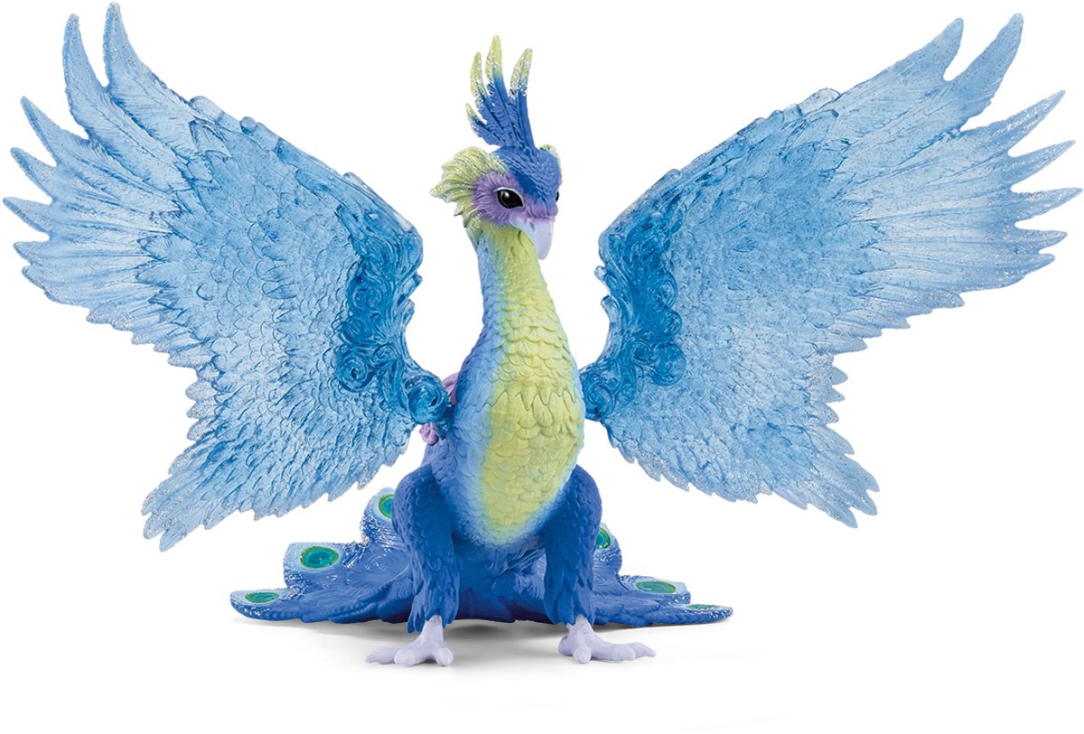 Schleich Bayala magische pauw fantasie speelfiguur voor kinderen.