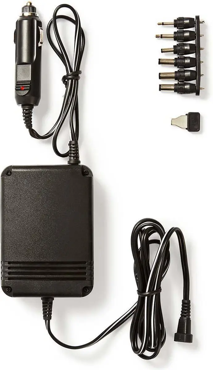 Nedis DCPA004 Universele Auto-Adapter 24W - Zwart
