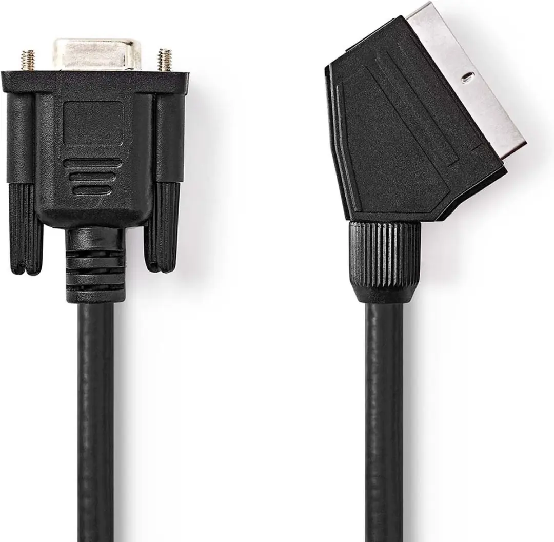 Nedis SCART-VGA Kabel CVGL31550BK20 - 2m - Zwart
